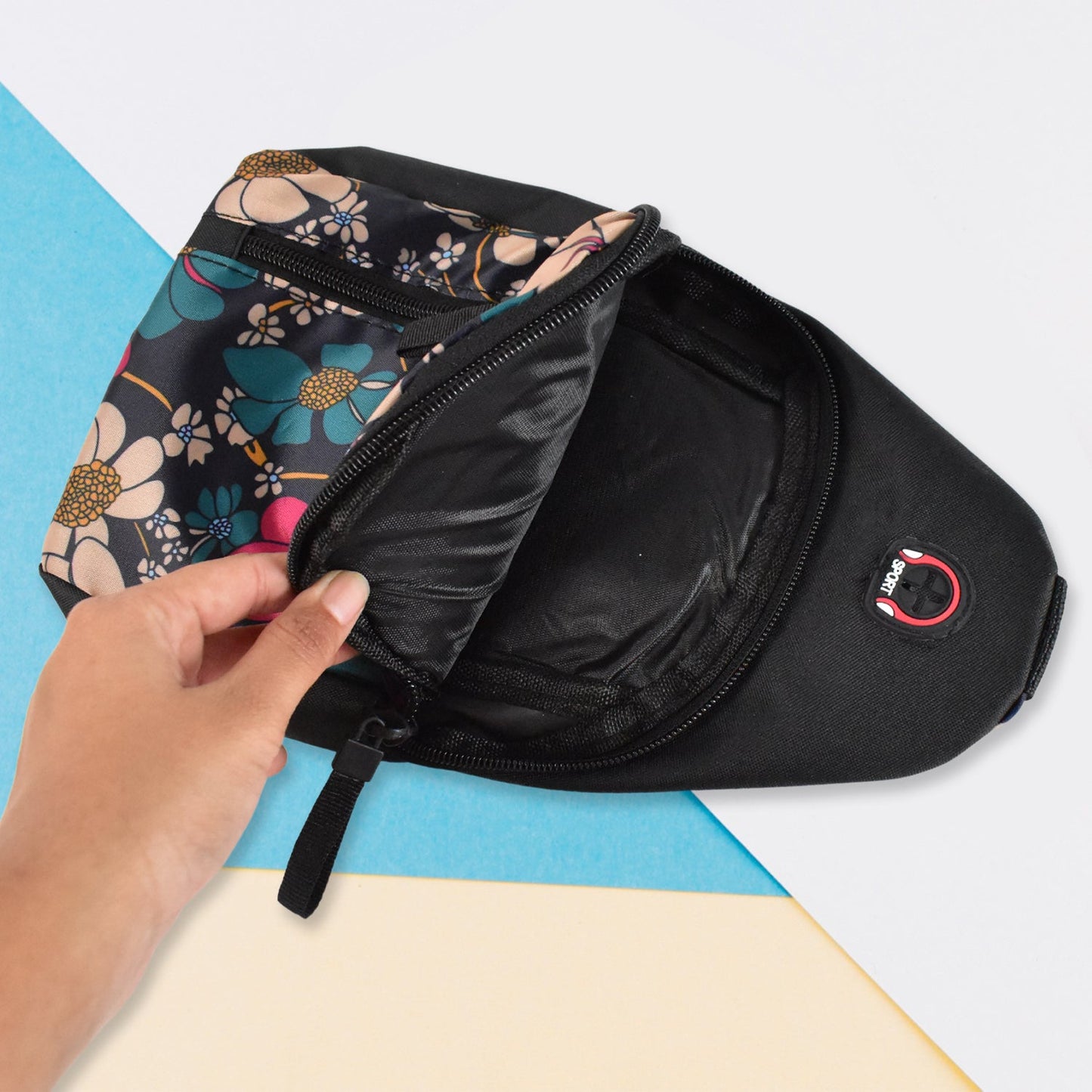 Waterproof Waist Bag, Shoulder Bags USB Charging Earphone Hook Sling Travel Bag (1 Pc / Mix Color - Tech Tribes