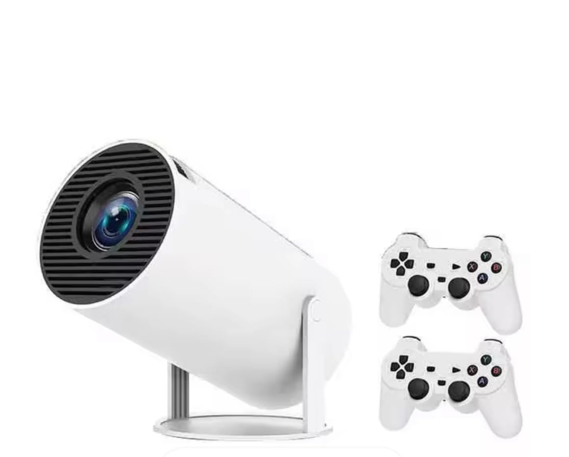 Video Game Consoles Android11 System Intelligent Projector 1080p Home Projector 64GB 20000+ Games | 12000 lumens