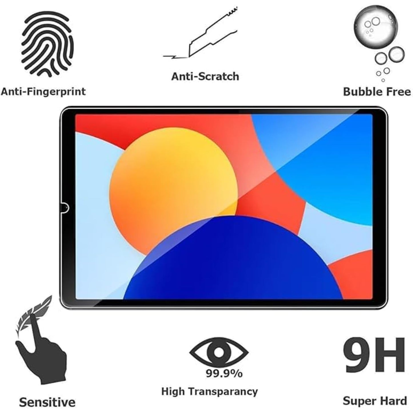 Tempered Glass Screen Protector for Xiaomi Redmi Pad SE 4G 2024