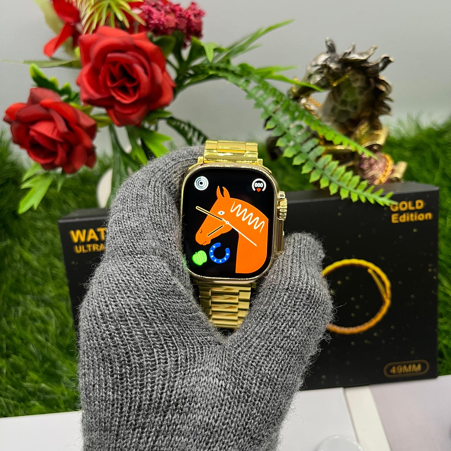 Series 8 Ultra Golden Smartwatch