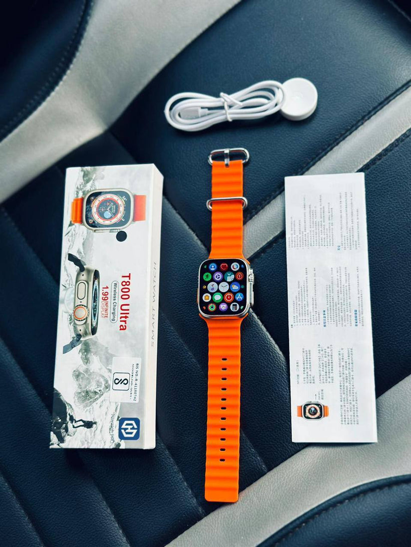 SmartWatch Series 9 /Heavy Quality (Apple Logo On/Off) T800 Ulra ✅ - Tech Tribes