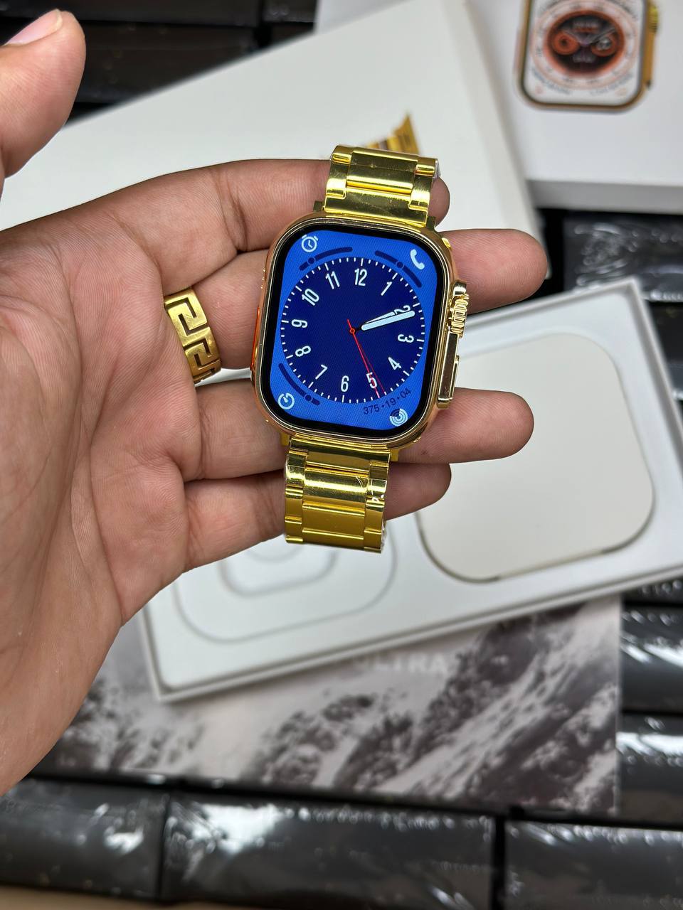 Series 8 Ultra Golden Smartwatch