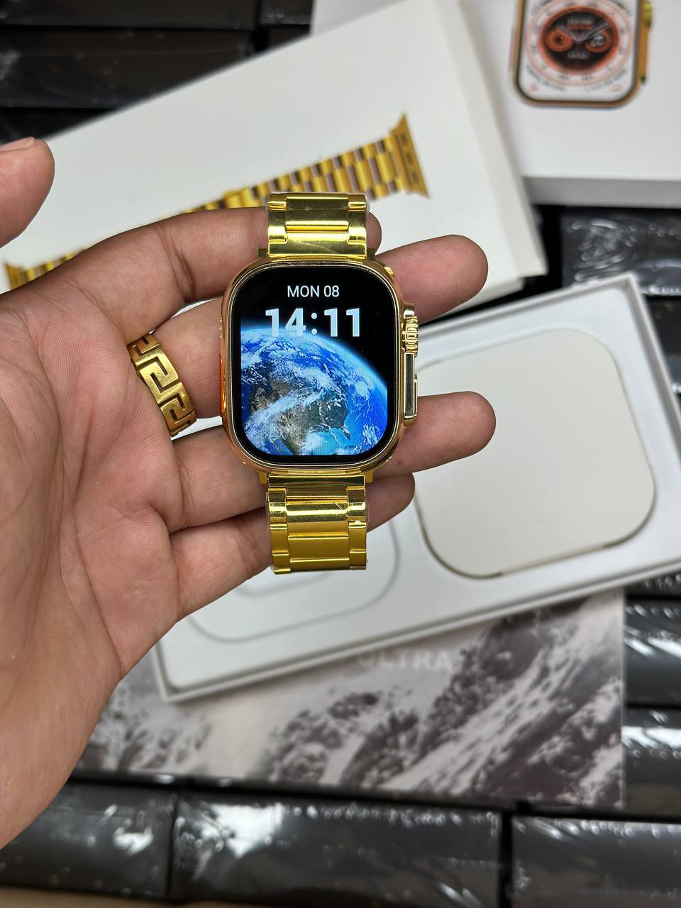 Series 8 Ultra Golden Smartwatch