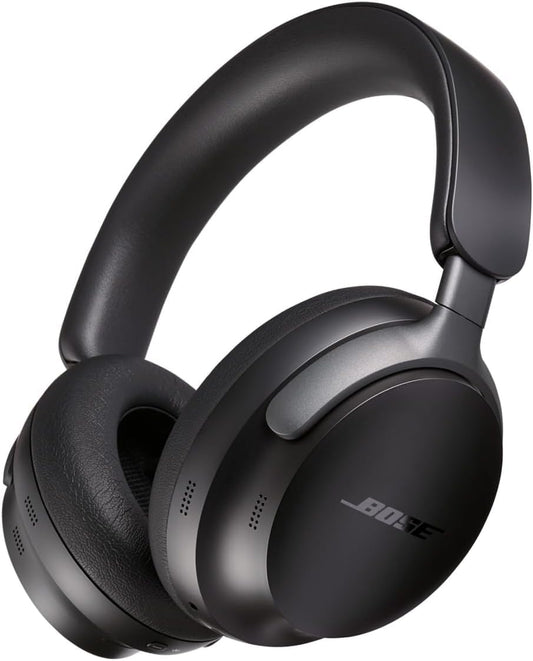 Bose New QuietComfort Ultra Wireless Noise Cancelling Headphones with Spatial Audio, Over-The-Ear Headphones with Mic, Up to 24 Hours of Battery Life (Not Original)