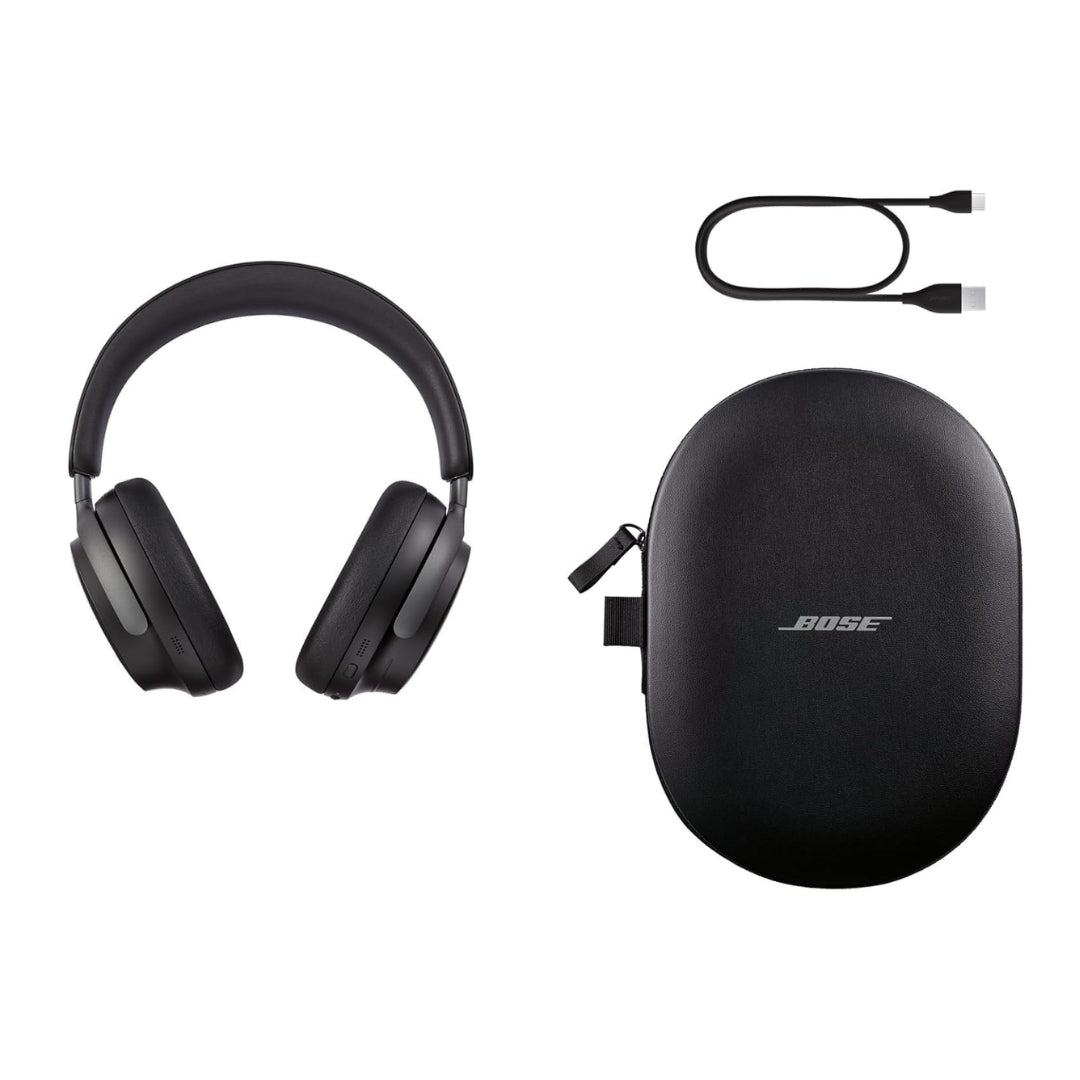 Bose New QuietComfort Ultra Wireless Noise Cancelling Headphones with Spatial Audio, Over-The-Ear Headphones with Mic, Up to 24 Hours of Battery Life (Not Original)