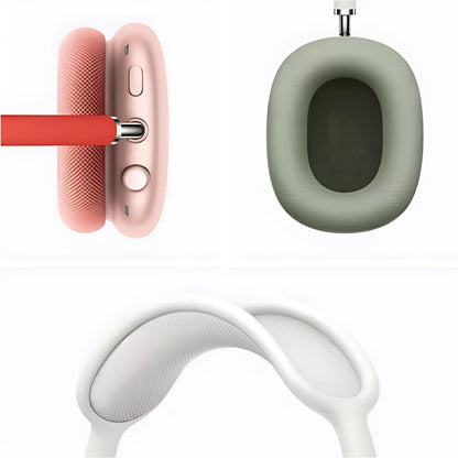 AirPods Wireless Over-Ear Headphones, Advanced Active Noise Cancellation, Transparency Mode, Personalized Spatial Audio, USB-C Charging, Bluetooth Headphones for iPhone - Silver(Next to Original)